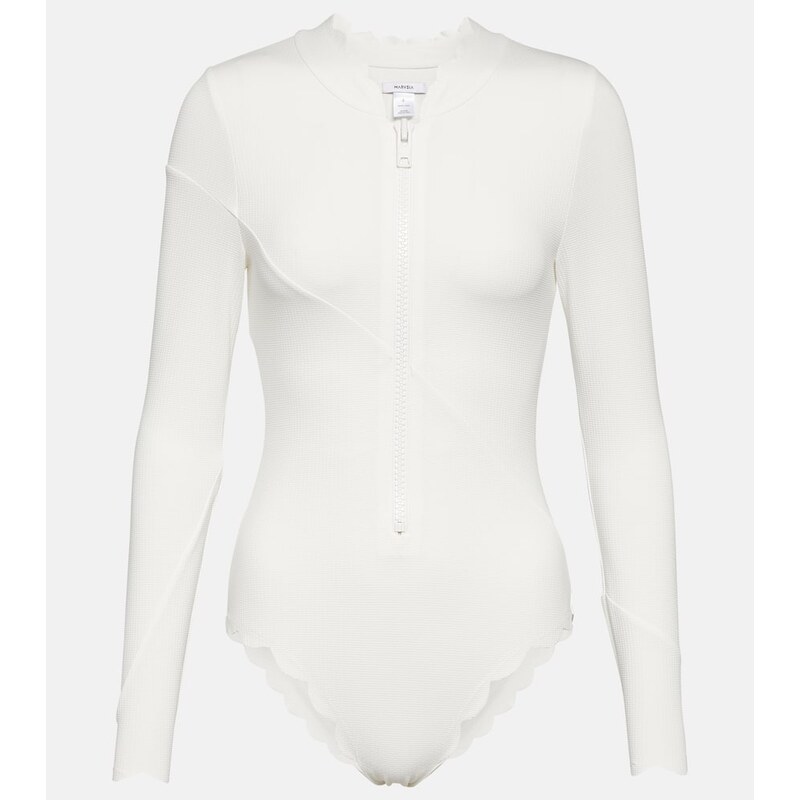 Marysia North Sea rashguard swimsuit