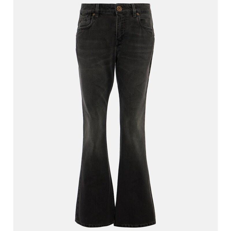 Balmain Western low-rise bootcut jeans