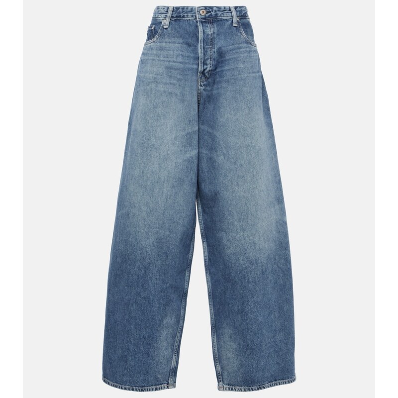 AG Jeans Mari high-rise wide-leg jeans