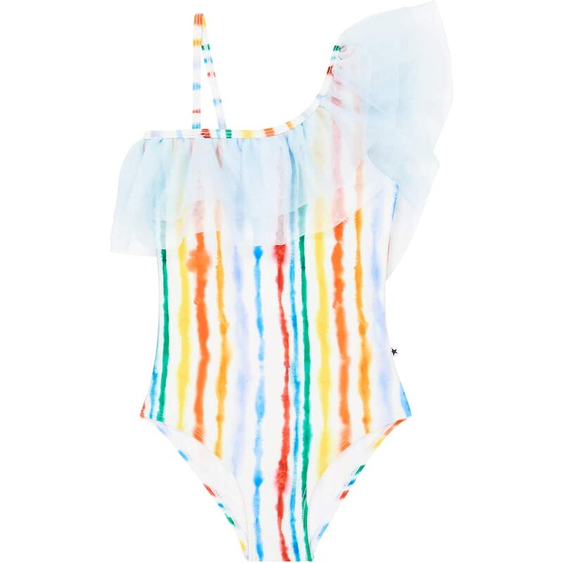 Molo Nilla tie-dye striped swimsuit