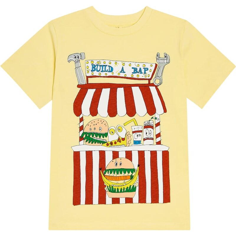 Stella McCartney Kids Printed cotton T-shirt