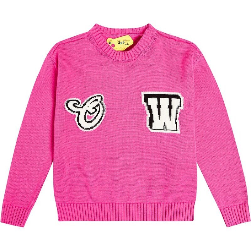Off-White Kids Logo wool sweater