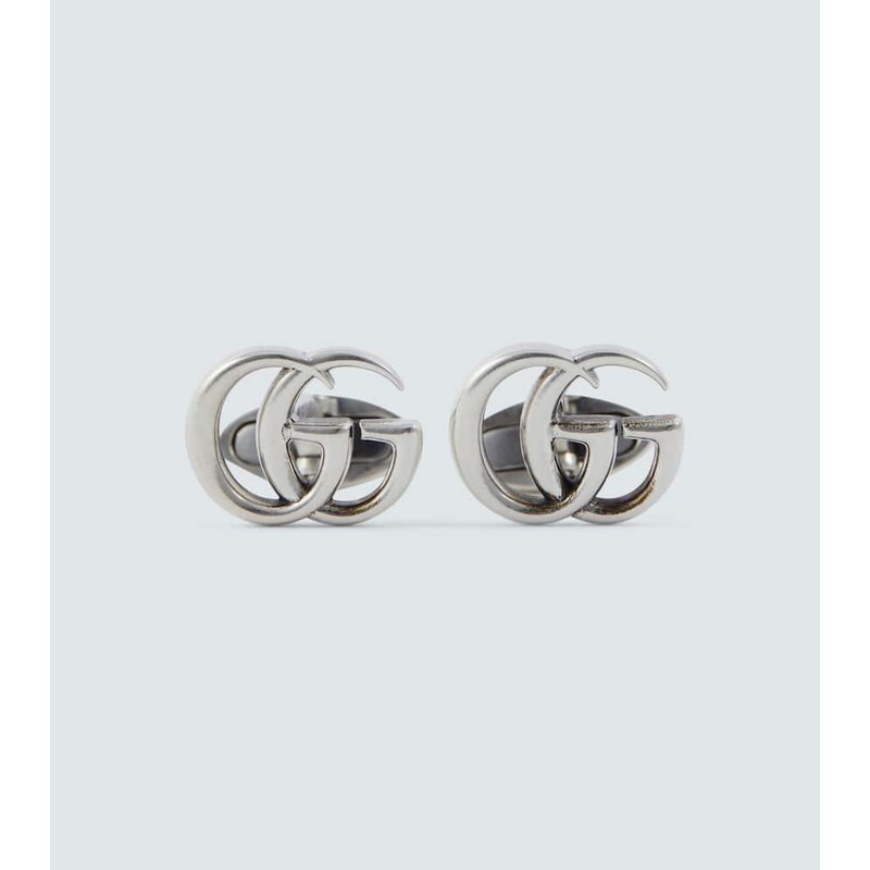 Gucci GG sterling silver cufflinks