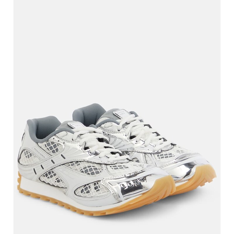Bottega Veneta Orbit metallic sneakers