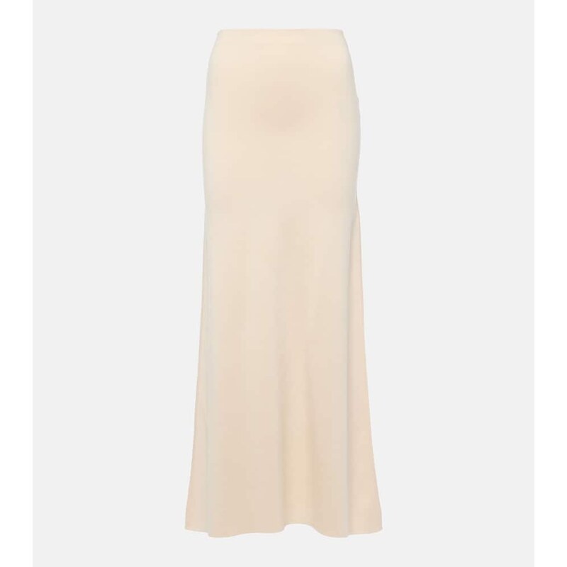 Fforme Robyn wool and cotton-blend maxi skirt