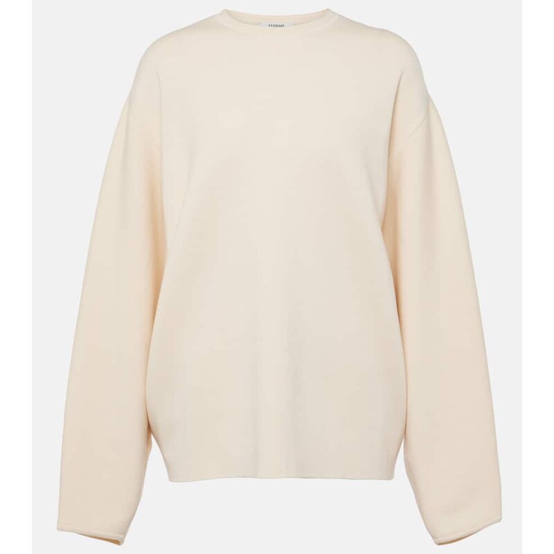 Fforme Oversized wool and cotton sweater
