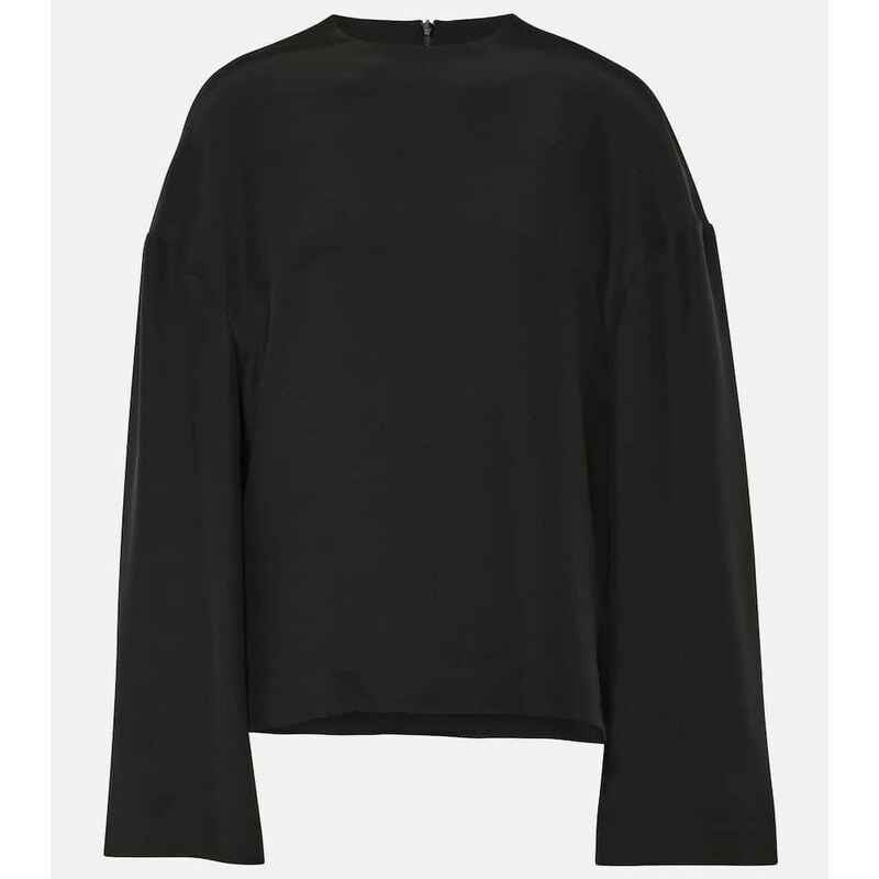 Fforme Ana silk cady blouse