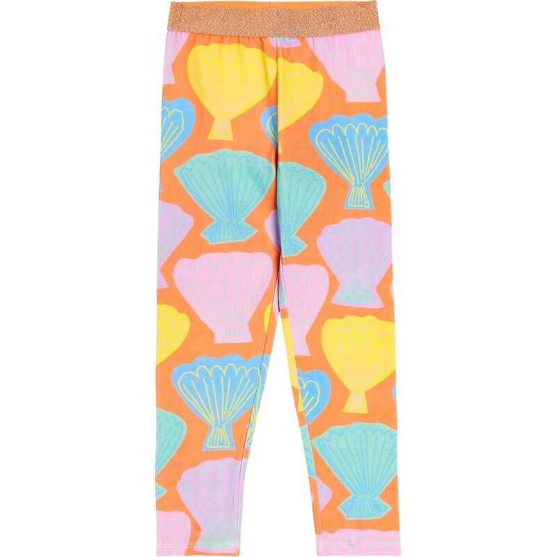 Stella McCartney Kids Printed cotton-blend leggings