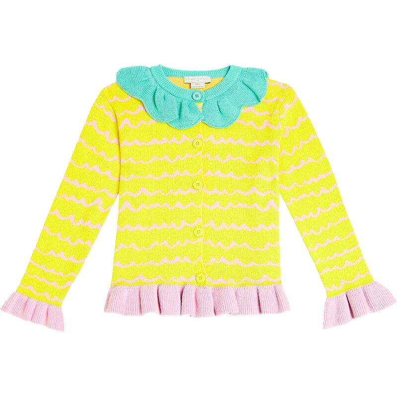 Stella McCartney Kids Striped cotton cardigan
