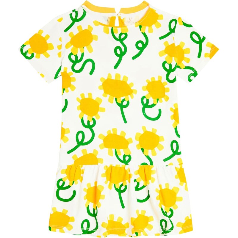 Stella McCartney Kids Floral cotton jersey dress