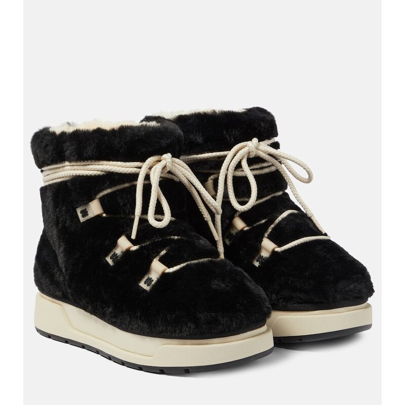 Amiri Malibu Hi faux shearling boots