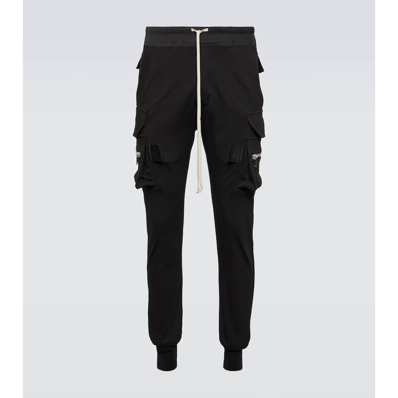 Rick Owens Mastodon cotton cargo sweatpants