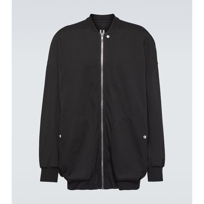 Rick Owens Jumbo Peter Flight distressed cotton jacket
