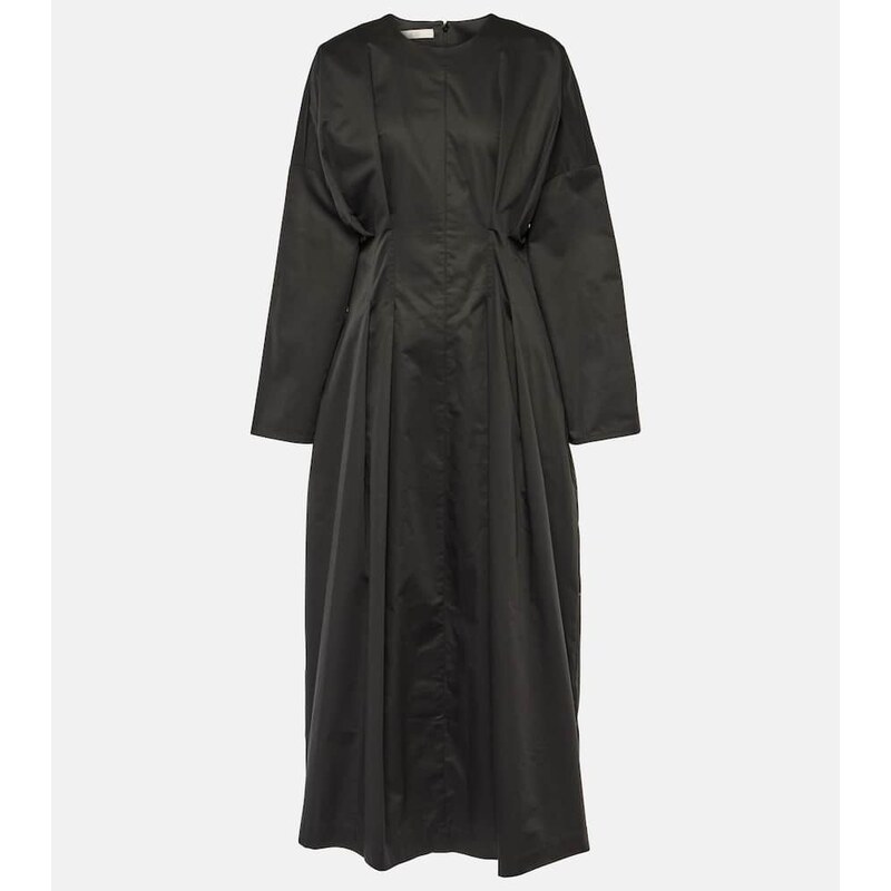CO Gathered cotton midi dress