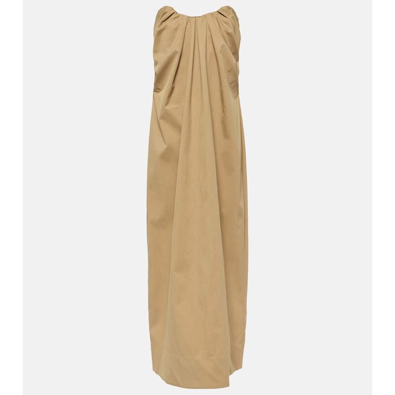 CO Off-shoulder cotton-blend maxi dress