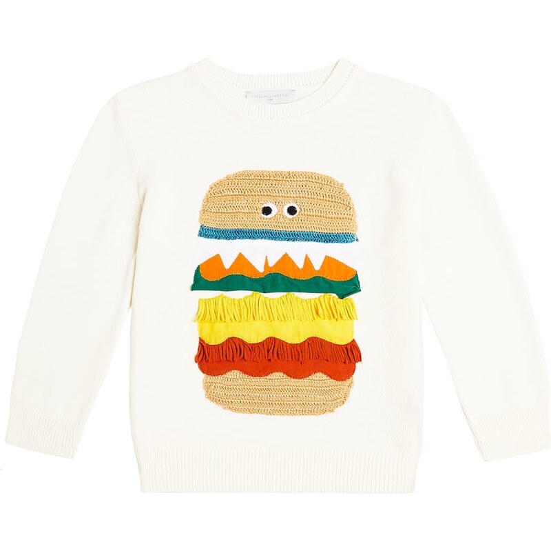 Stella McCartney Kids Intarsia cotton sweater