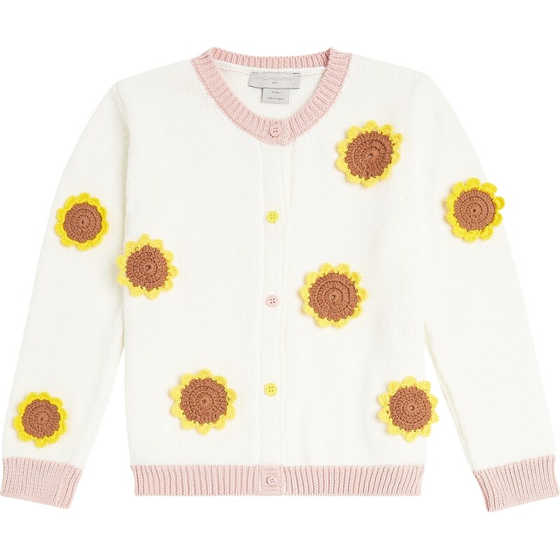 Stella McCartney Kids Embellished cotton cardigan