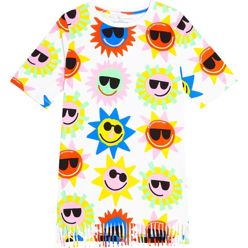 Stella McCartney Kids Printed cotton jersey T-shirt dress