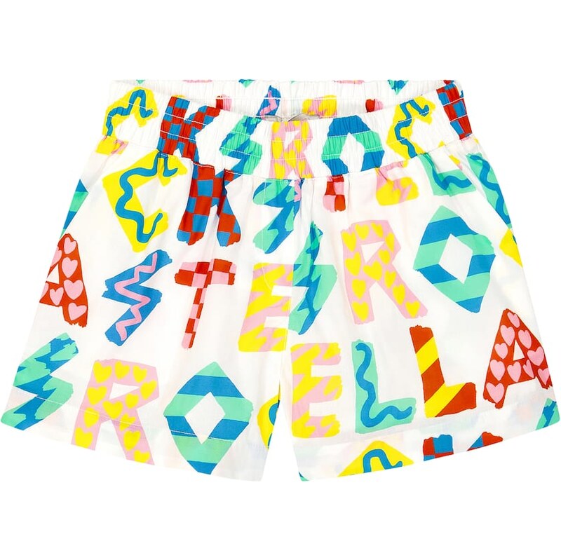 Stella McCartney Kids Stella Rocks printed cotton jersey shorts