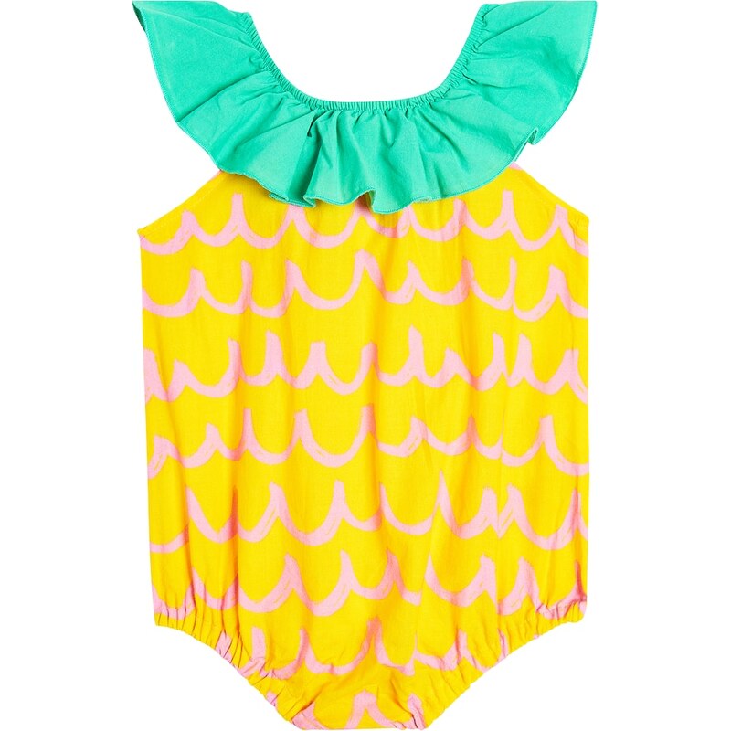 Stella McCartney Kids Baby printed cotton playsuit