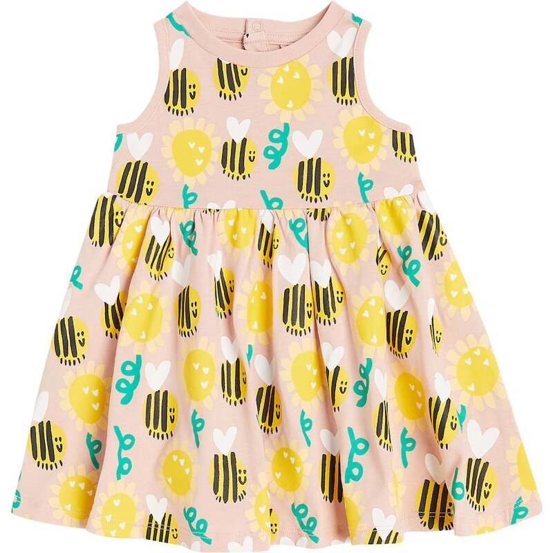 Stella McCartney Kids Baby Bees and Sunflowers cotton dress
