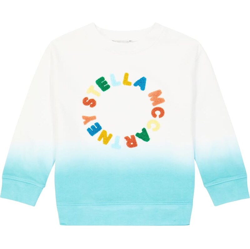 Stella McCartney Kids Logo cotton jersey hoodie