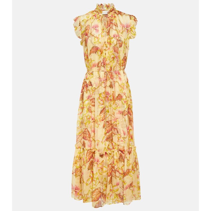 Zimmermann Matchmaker printed georgette midi dress
