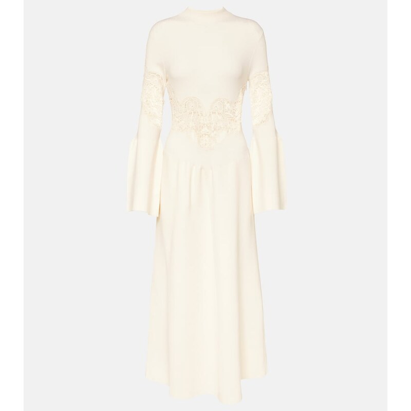 Chloe ChloÃ Wool-blend maxi dress
