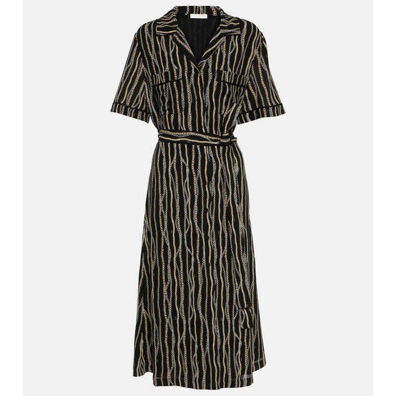 Chloe ChloÃ Printed silk sablÃ shirt dress