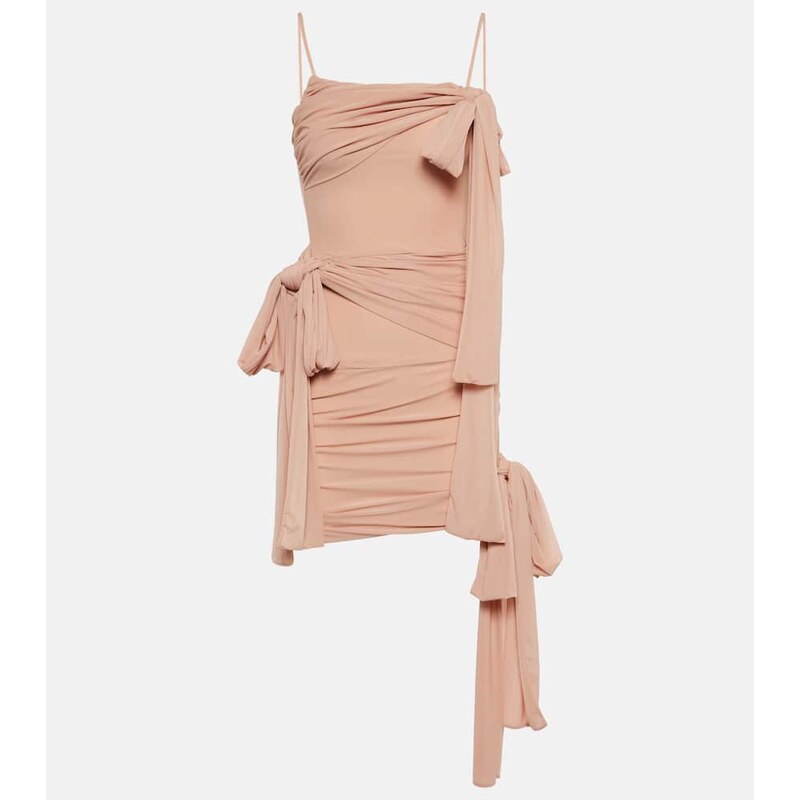 Blumarine Ruched jersey minidress