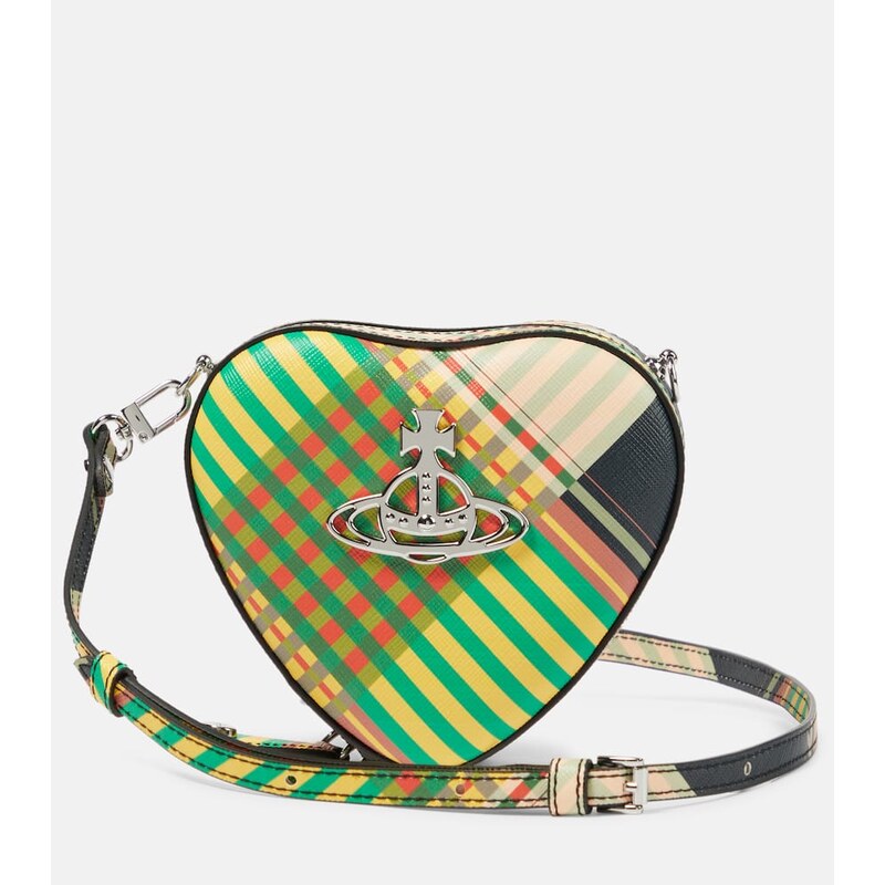 Vivienne Westwood Saff Heart Mini faux leather shoulder bag