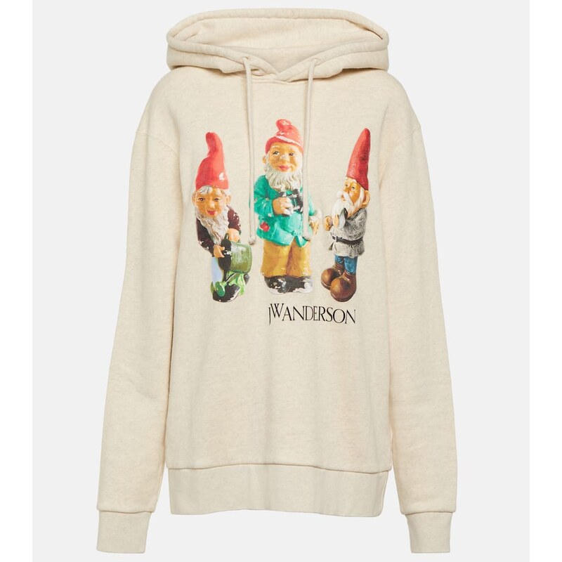 JW Anderson Gnome Trio cotton hoodie