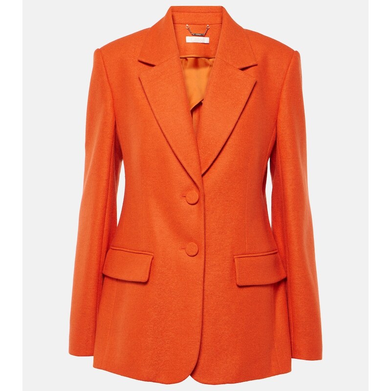 Chloe ChloÃ Felted wool and cashmere jersey blazer