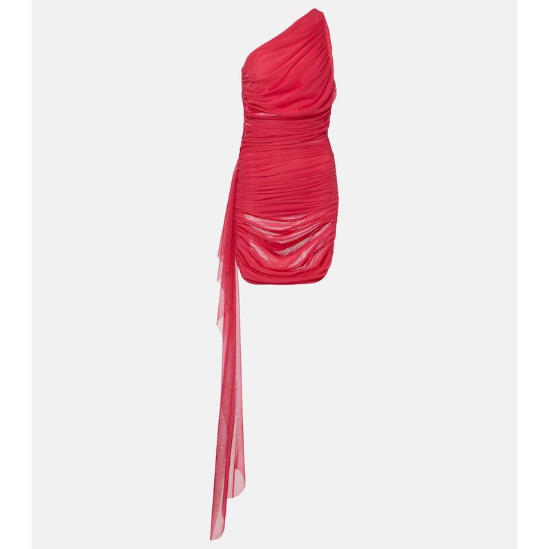 The Sei Drape-detail ruched chiffon minidress