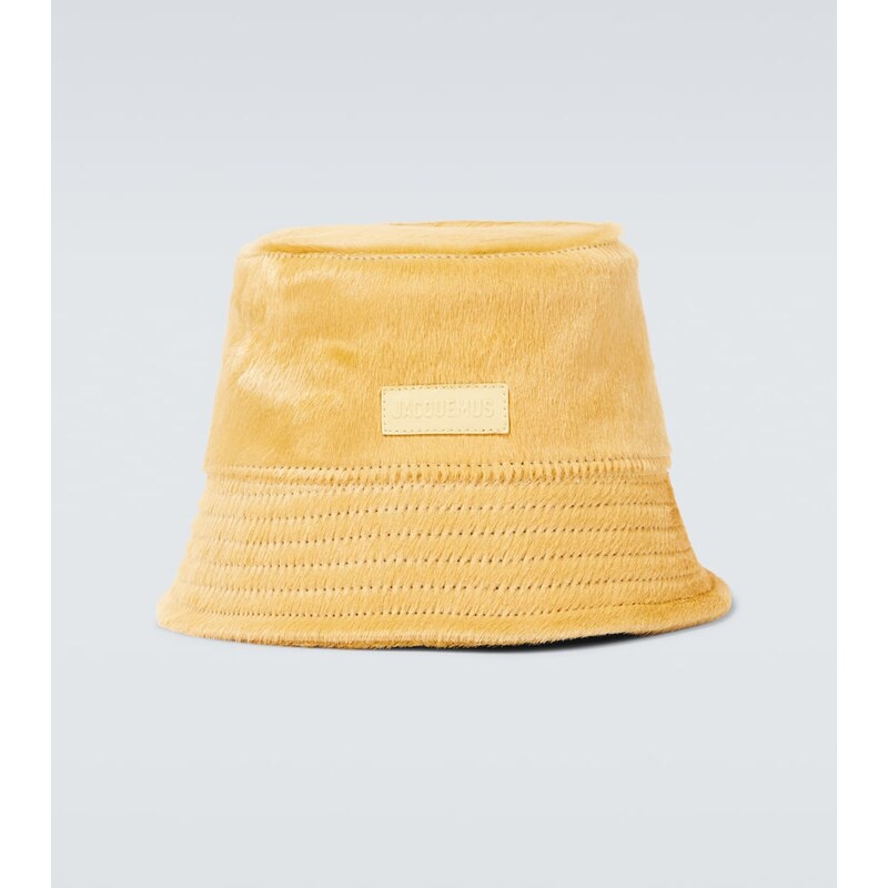 Jacquemus Le Bob Sperone calf hair bucket hat