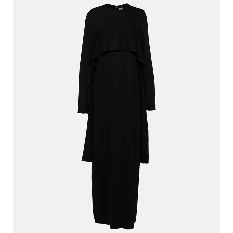 Toteme Draped cady maxi dress
