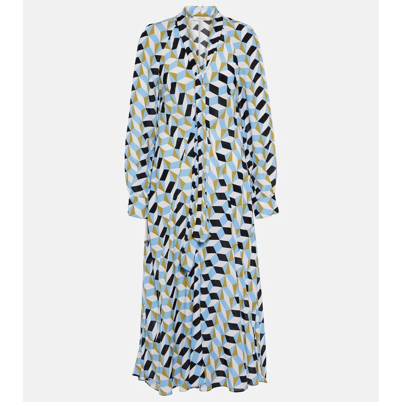 Dorothee Schumacher Graphic Volumes printed midi dress