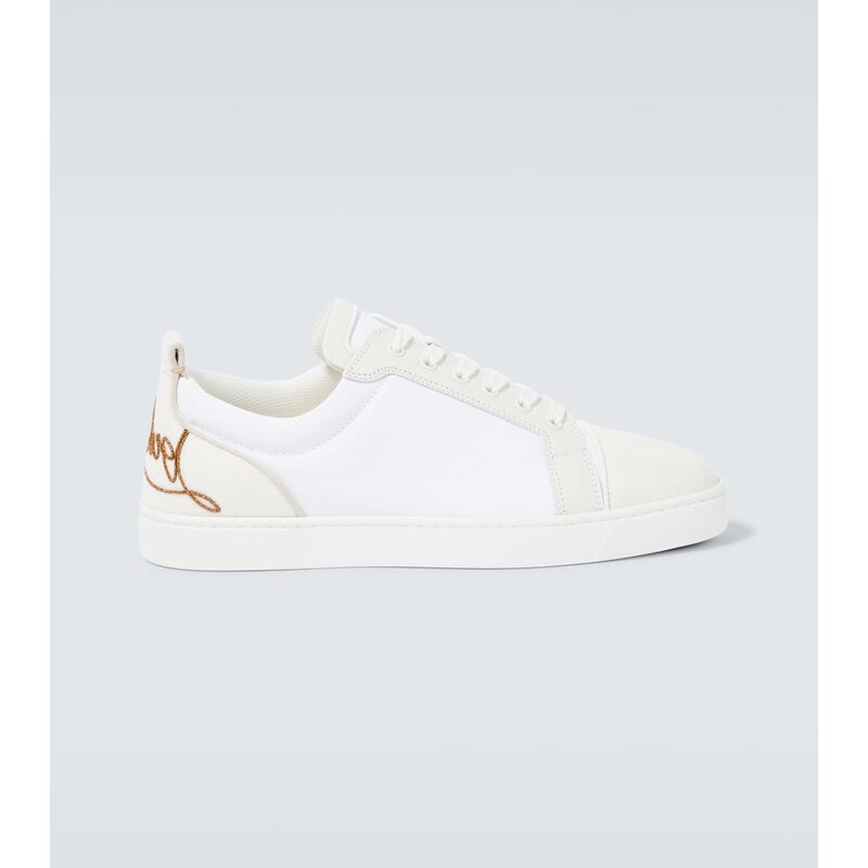 Christian Louboutin Fun Louis Junior leather sneakers