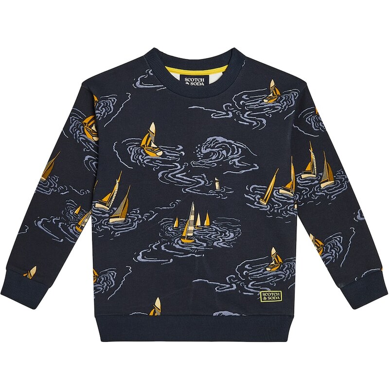 Scotch & Soda Kids Printed cotton sweatshirt