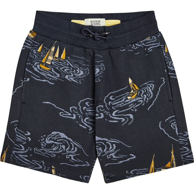 Scotch & Soda Kids Printed cotton shorts