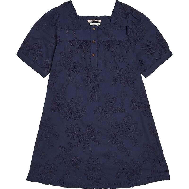 Scotch & Soda Kids Embroidered cotton dress