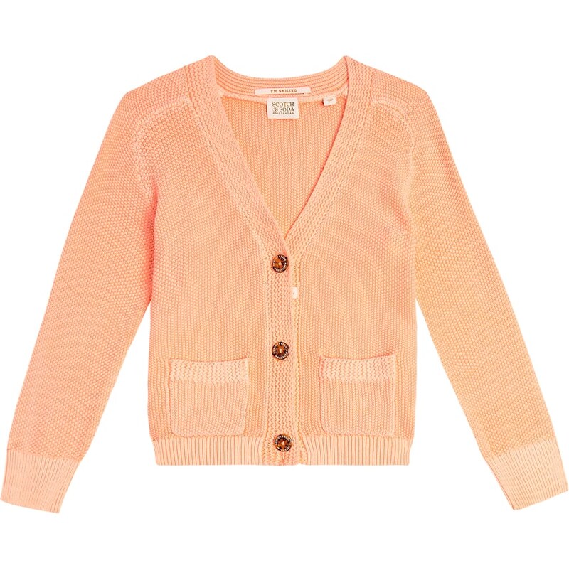 Scotch & Soda Kids Waffle-knit cotton sweater