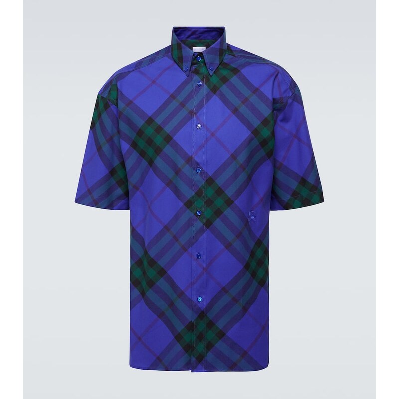 Burberry Burberry Check cotton bowling shirt