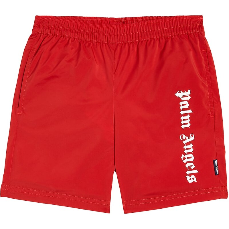 Palm Angels Kids Logo swim trunks