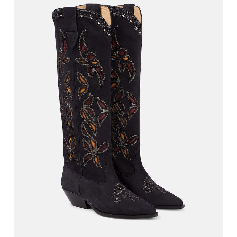 Isabel Marant Denvee suede cowboy boots