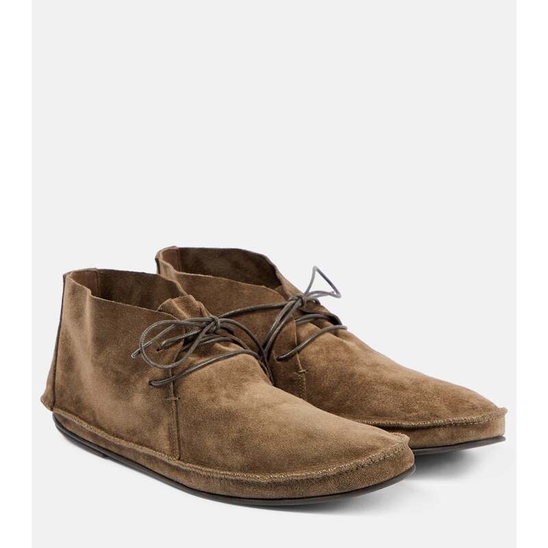 The Row Tyler suede ankle boots