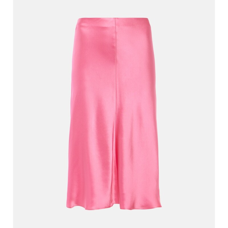 Stella McCartney Satin midi skirt