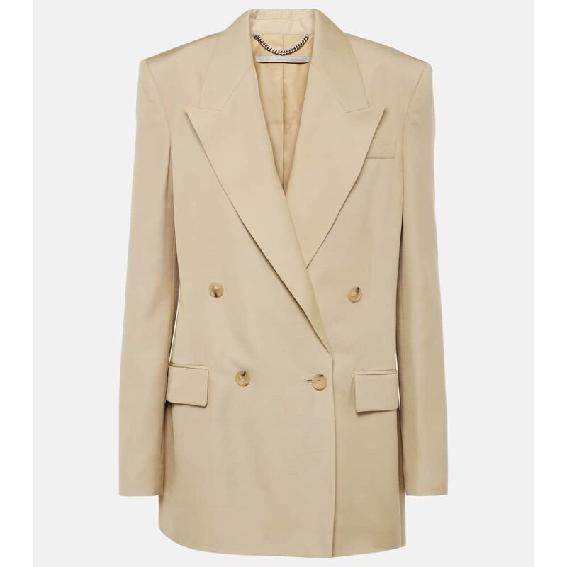 Dámský blejzer Stella McCartney v barvě sand