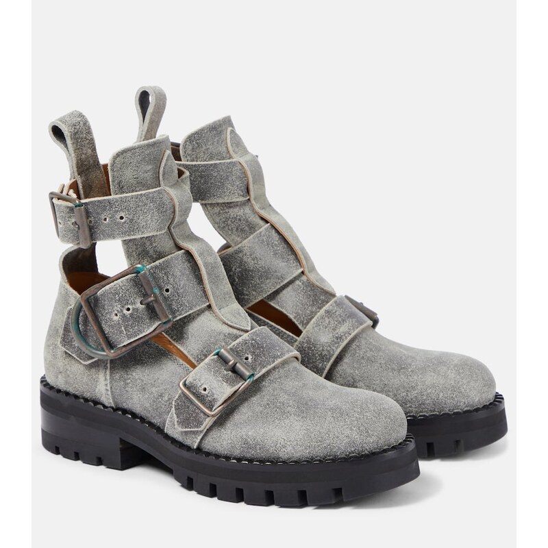 Vivienne Westwood Cut-out leather ankle boots