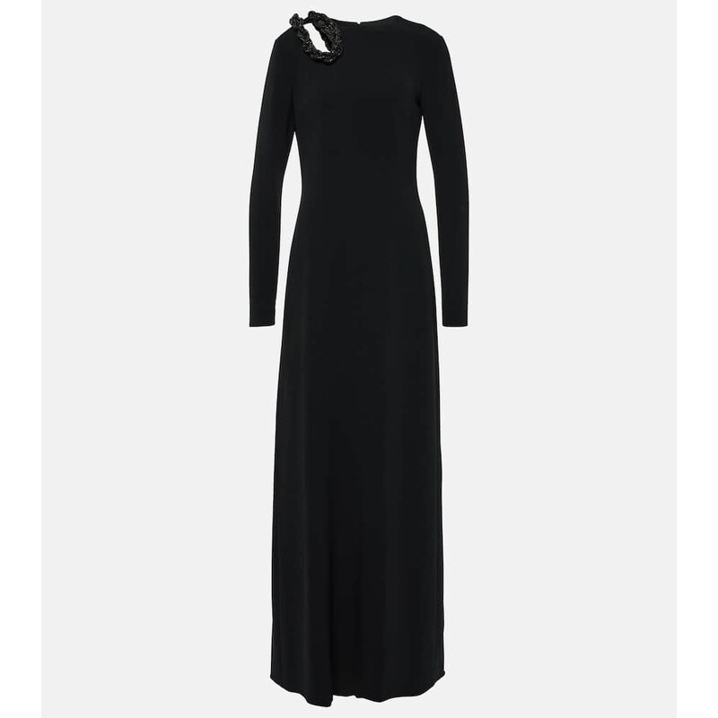 Stella McCartney Crystal-embellished cutout gown